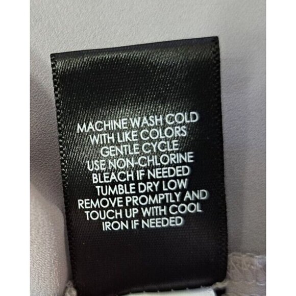 Torrid 6X Harper Georgette Pullover 3/4 Sleeve Top Mist Gray New with Tags - Picture 9 of 10